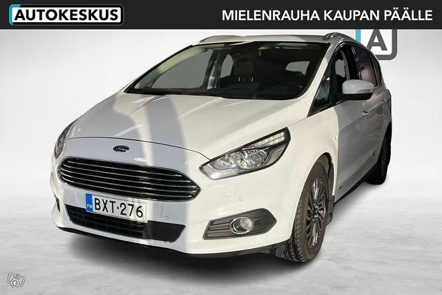 Ford S-Max 2,0 TDCi EcoBlue 190hv A8 AWD Titanium *7-paikkainen / Neliveto / Automaatti / Lisälämmitin / Sähköinen koukku / Navigointi / Pysäköintitutkat + Kamera + Avustin / Adaptiivinen Cruise* - Auto Image 1